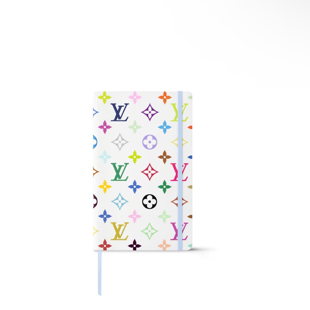 New,authentic Louis Vuitton × TM Monogram Multicolore Jane
Notebook MM